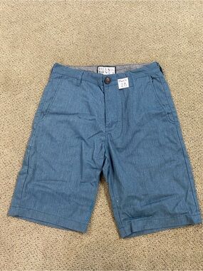 Y2K Billabong Men's Denim-Look Blue Flat Board Shorts